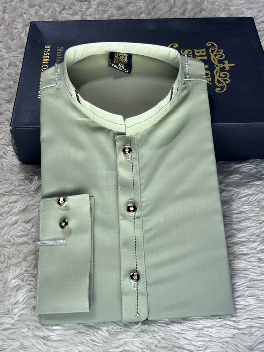 Classic Royal Sky Green Fit Kurta Suit