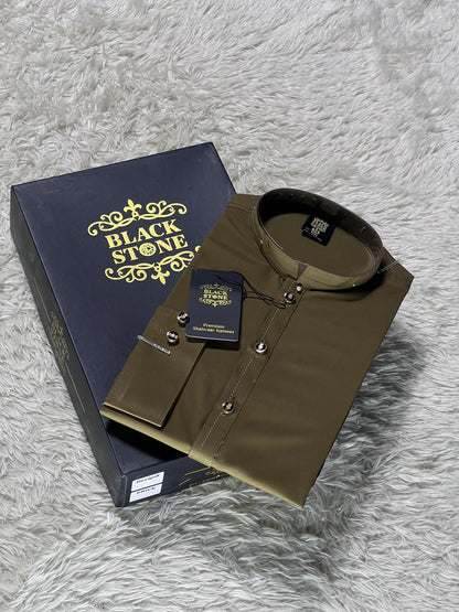 Classic Royal Dark Brown Fit Kurta Suit