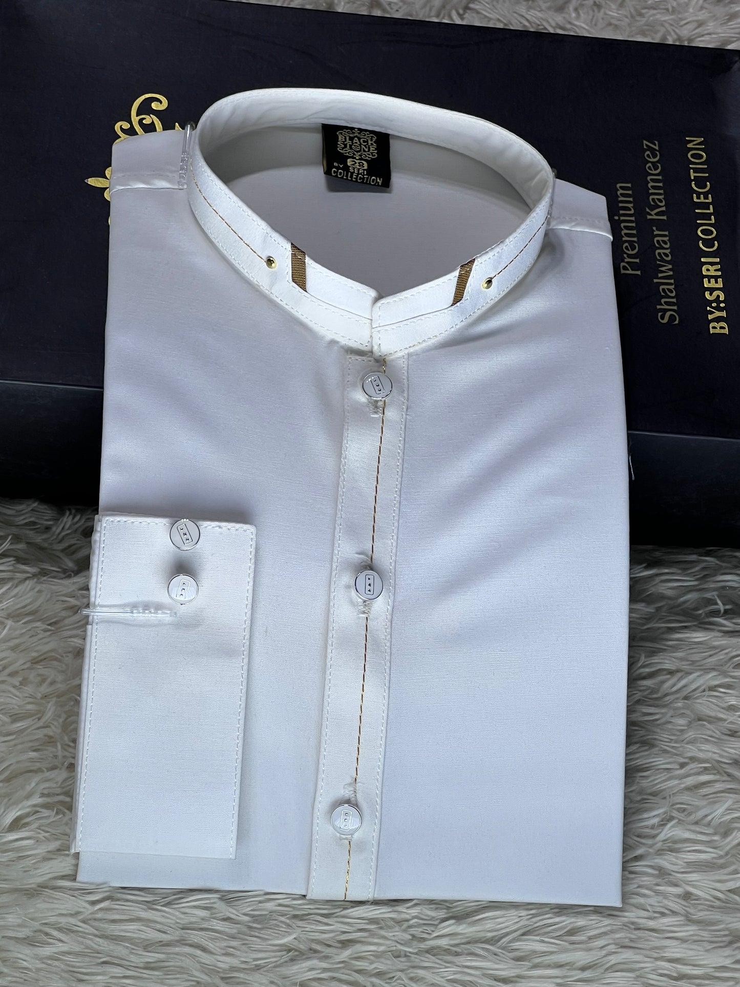 Classic Off White Kurta Trouser Set for Boys