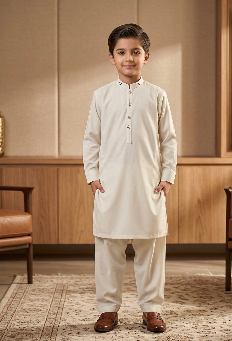 Classic Boski Kurta Trouser Set for Boys