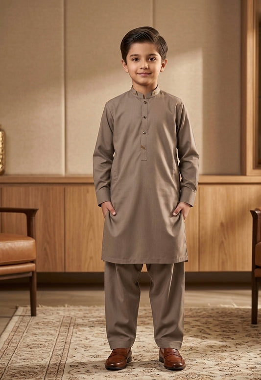 Classic Royal White Skin Fit Kurta Suit